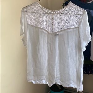 Double Layered White Shirt